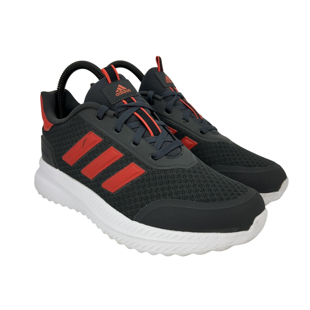 Adidas Cloudfoam Shoes Mens Size 4 Gray Red Running Athletic Sneakers Mesh